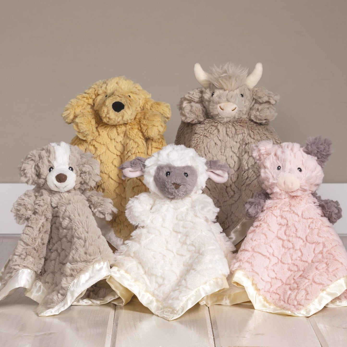 Putty Nursery Blush Character Blanket