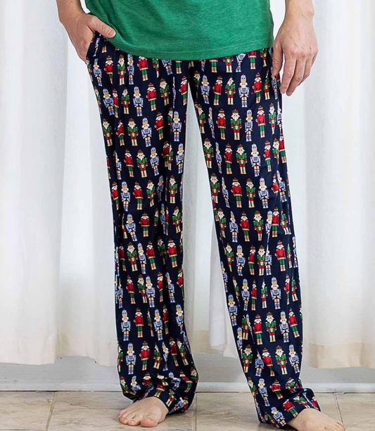 Men's Navy Nutcracker Sleep Pants