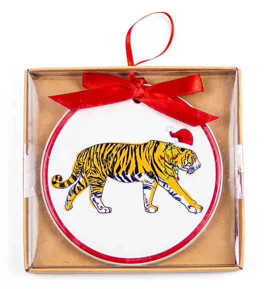 Merry Tiger Ornament