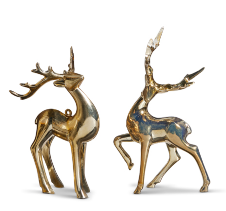 Gold Deer Ornament