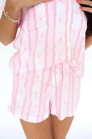Stem Stripes Pink - Serena Short Set