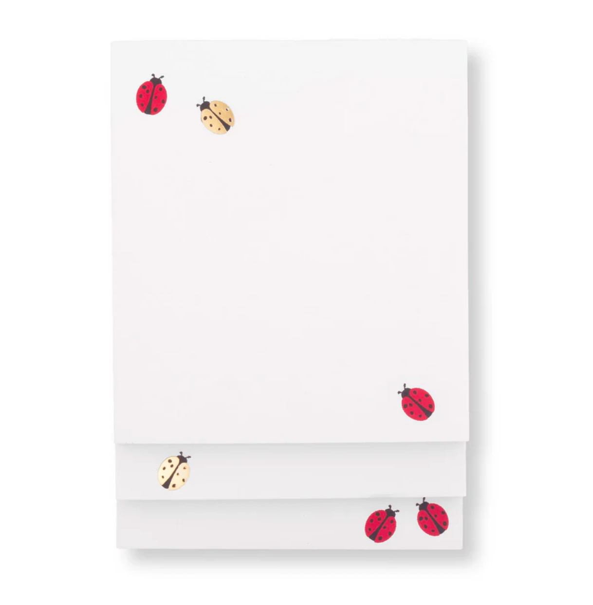 Ladybug Stacked Notepad