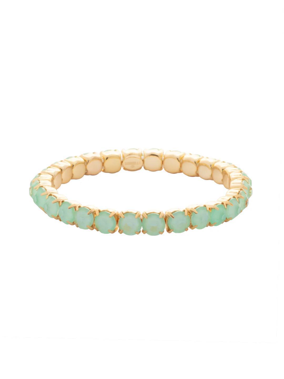 Mini Sienna Stretch Bracelet: Mint Delite