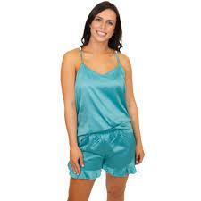 Silky Satin Pajama Tank Set