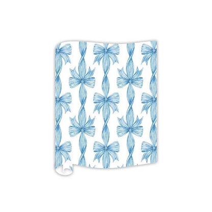 Rosanne Beck Handpainted Stripe Bow Stripes with Twist Table Runner