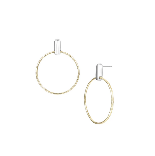Horizon Circle Statement Earrings