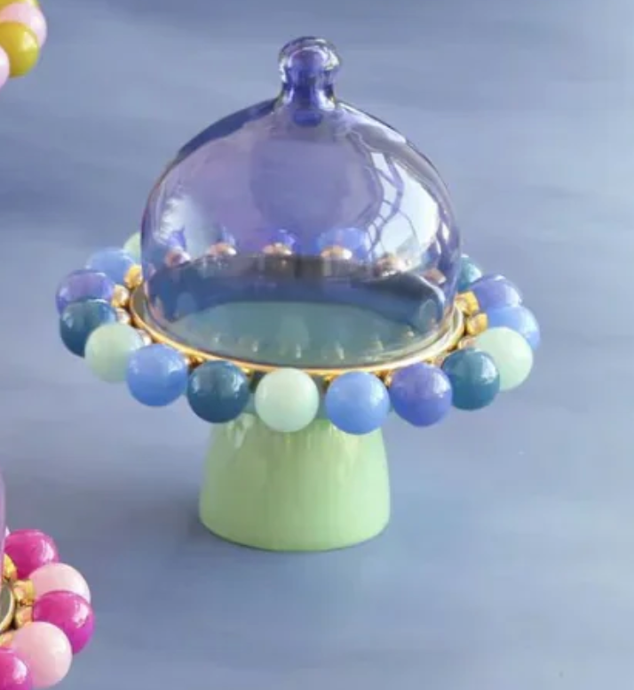 Ballerina Cake Stand With Dome