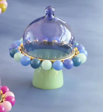 Ballerina Cake Stand With Dome