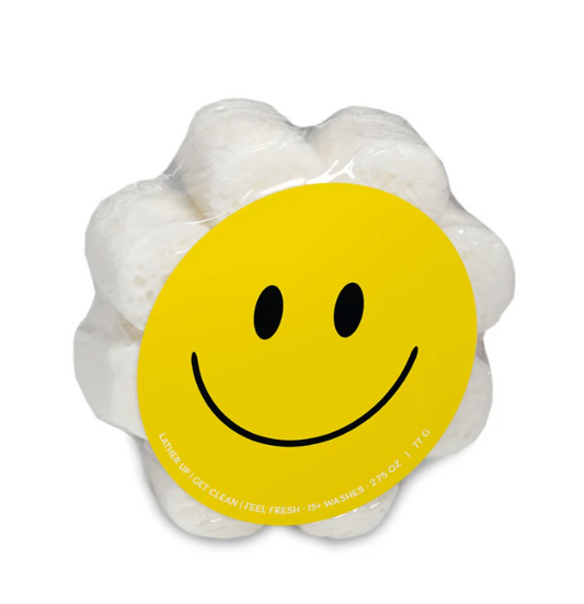 Smiley Face Soap Sponge