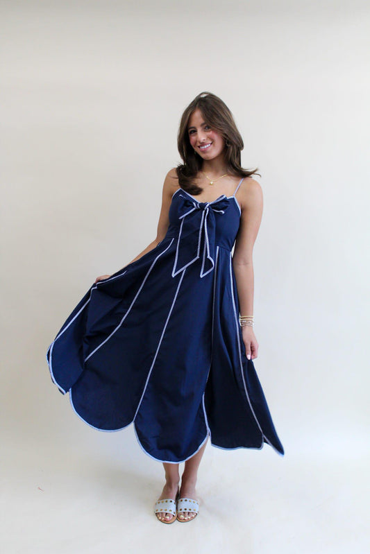 Becky Navy Dress