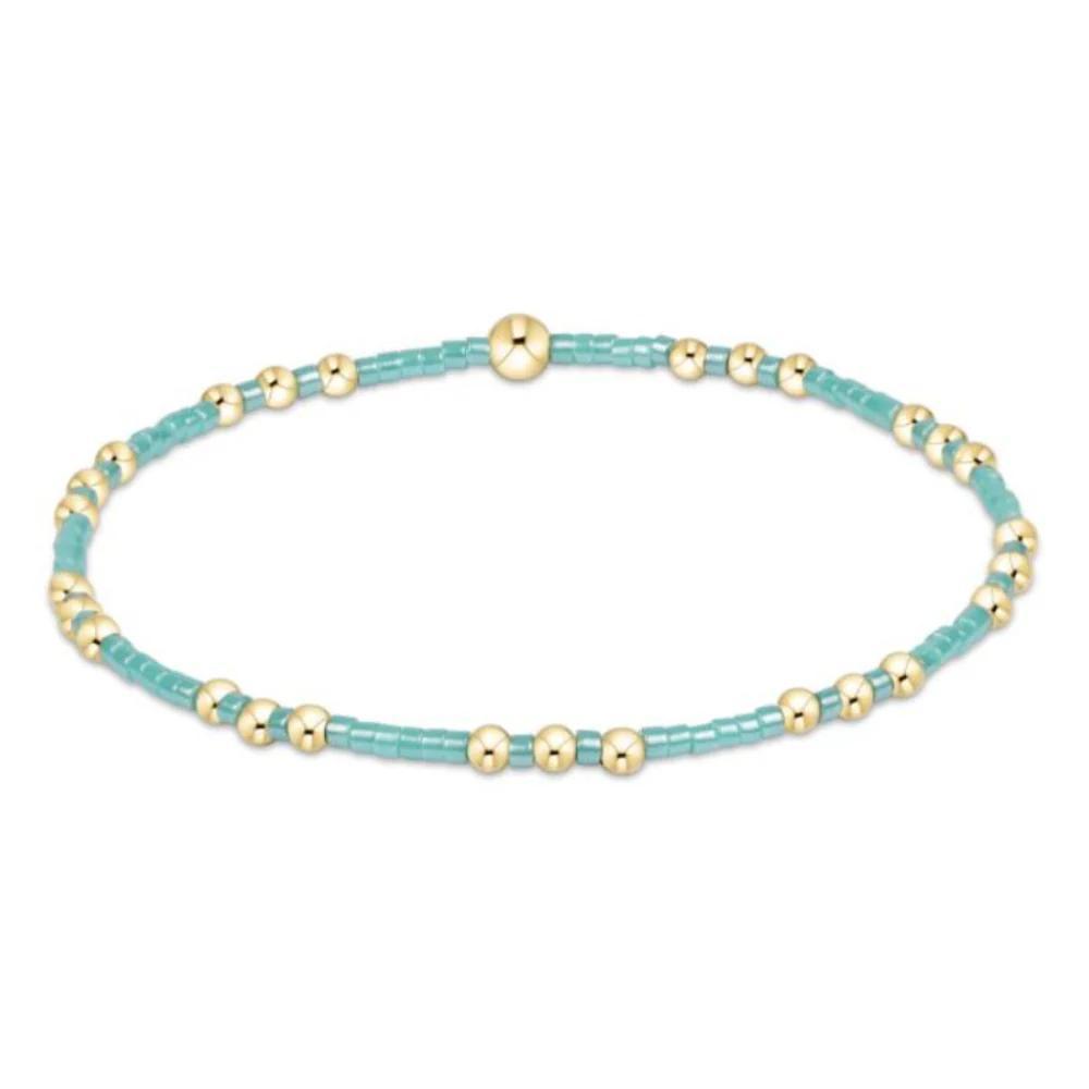 Hope Joy Bracelet Gold- Sea Glass