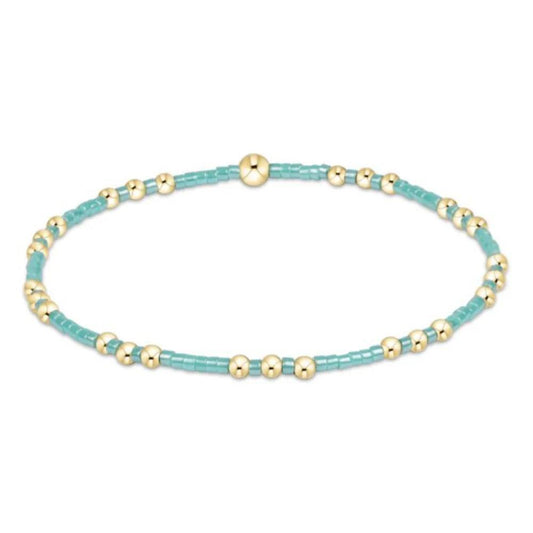Hope Joy Bracelet Gold- Sea Glass