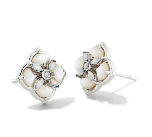 DIRA STONE STUD EARRING