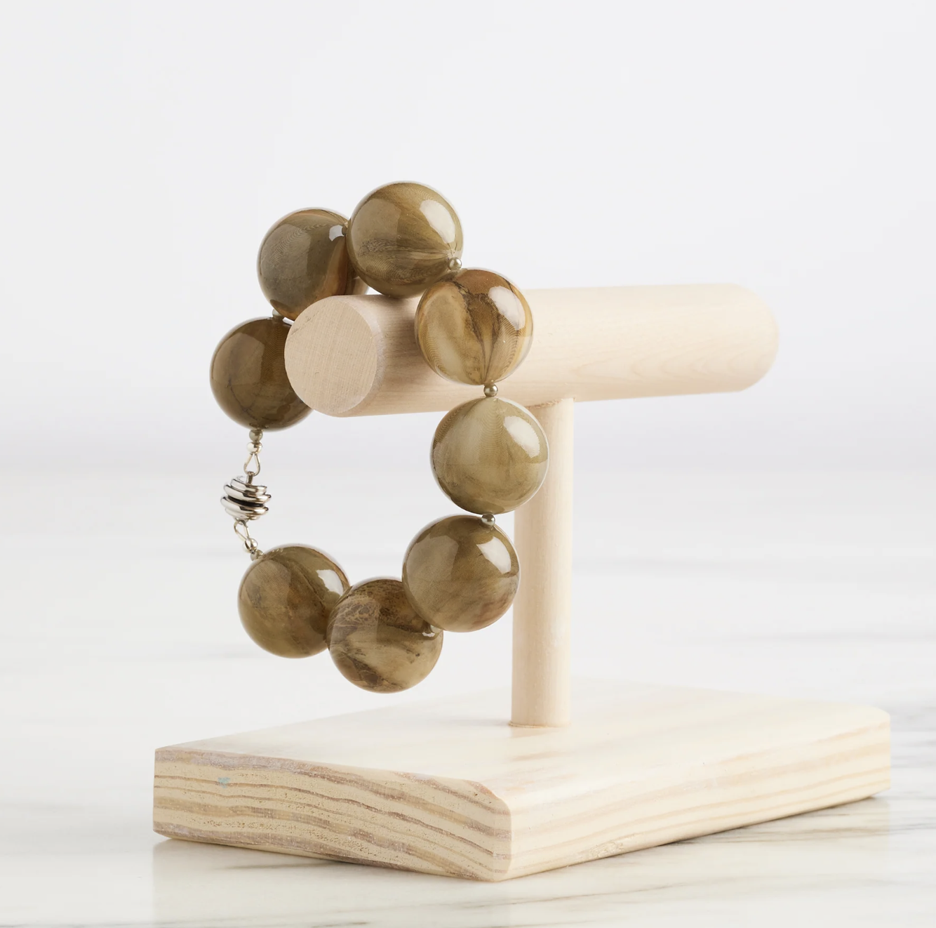 Pearl Bracelet - WTP Bark (18inch)