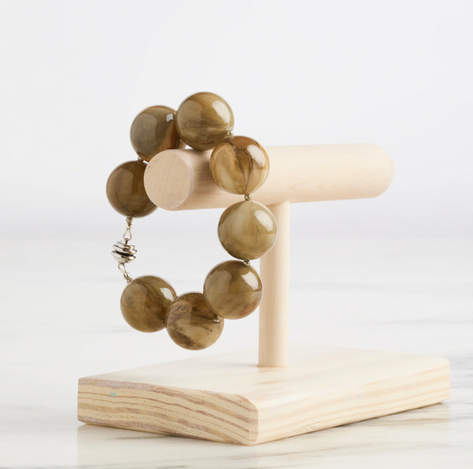 Pearl Bracelet - WTP Bark (18inch)