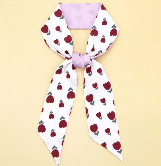 GEOMETRIC PRINT TWILLY SCARF
