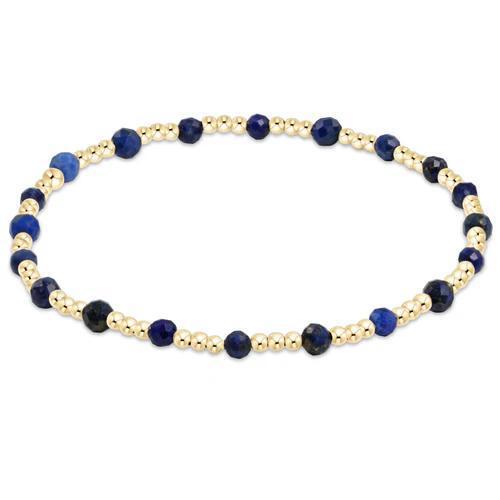 Gold Sincerity 3mm Lapis - Extends