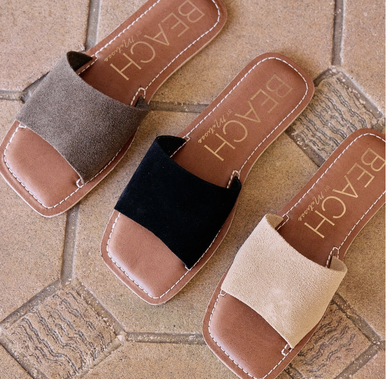 Bali Sandal-Black Suede