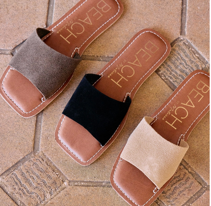 Bali Sandal-Black Suede
