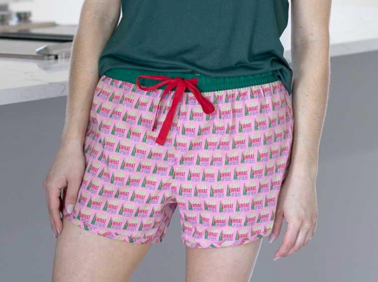 Women's Oh What Fun Lounge Shorts Pink/Multi