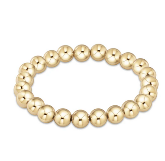 Classic Gold 8mm Bead Bracelet