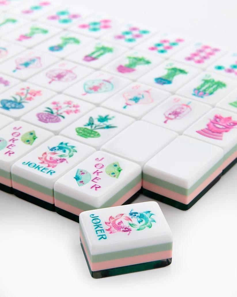 Emerald Mahjong Tiles