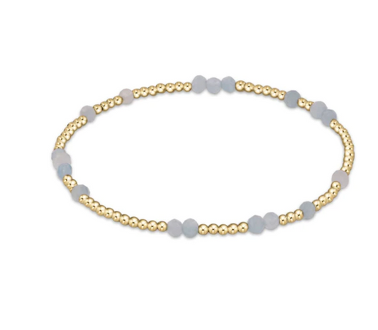 Extends Hope Unwritten Gemstone Bracelet - Aquamarine