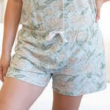 Magnolia Sleep Shorts Misty Blue/Multi