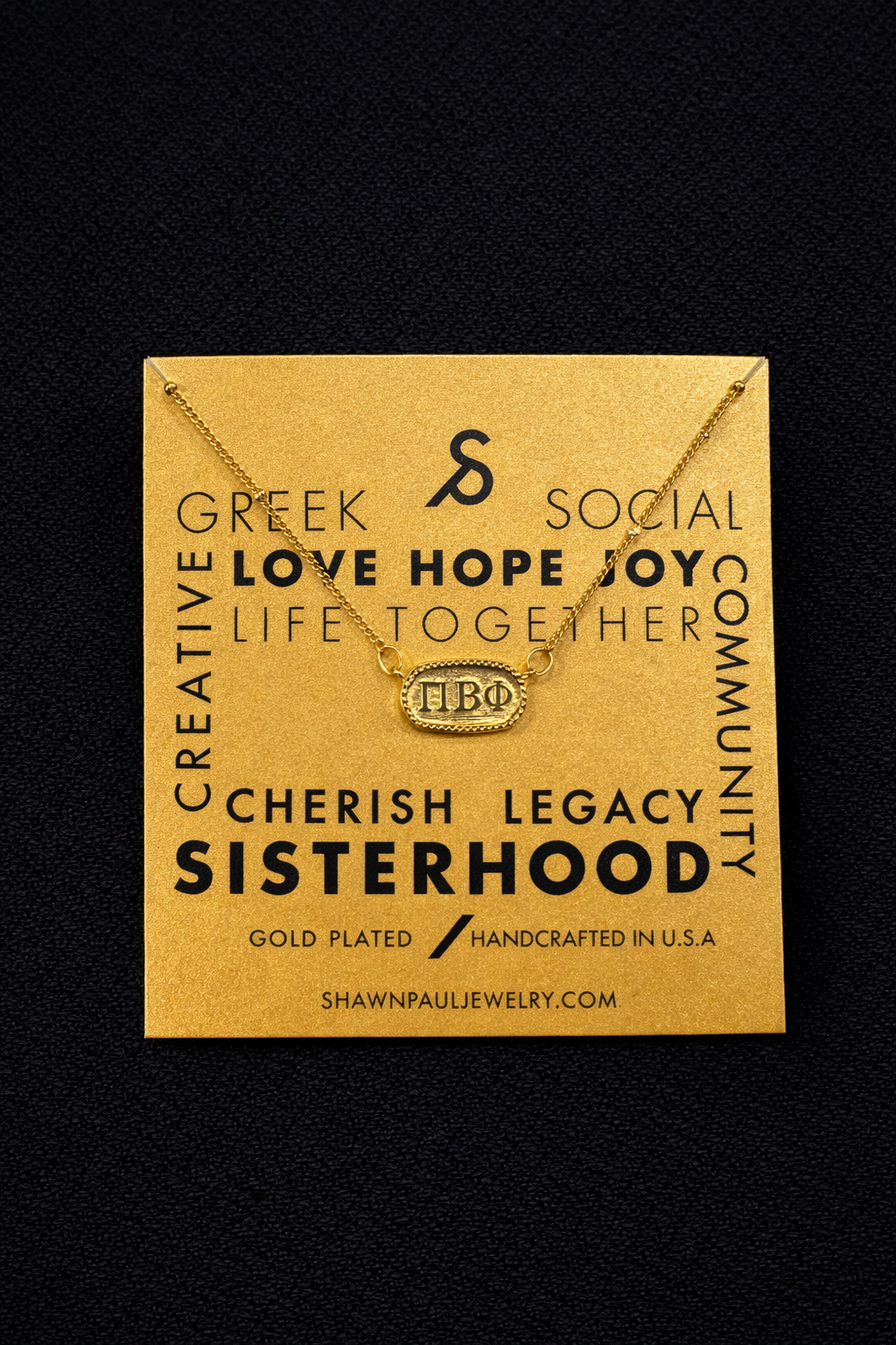 Phi Beta Phi Sorority Athena Gold
