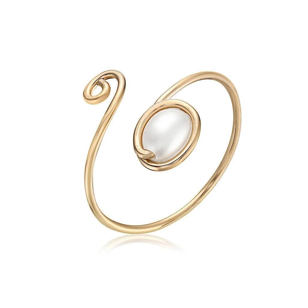 Pearl of My Heart Ring - Gold