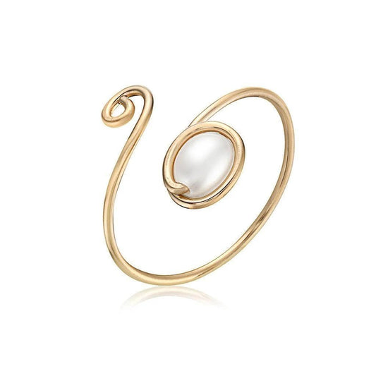 Pearl of My Heart Ring - Gold