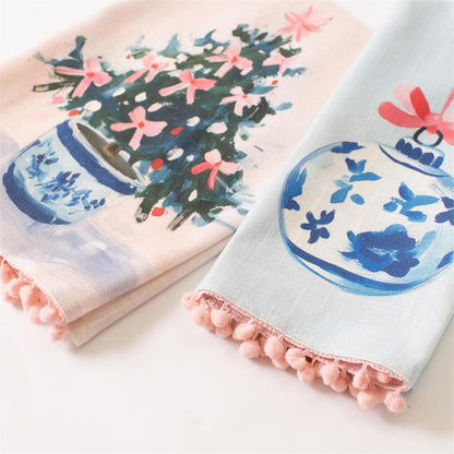 Blush Berry Bough (2 towels) Tea Towels