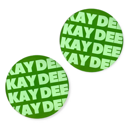 Asst Single Acrylic Coaster