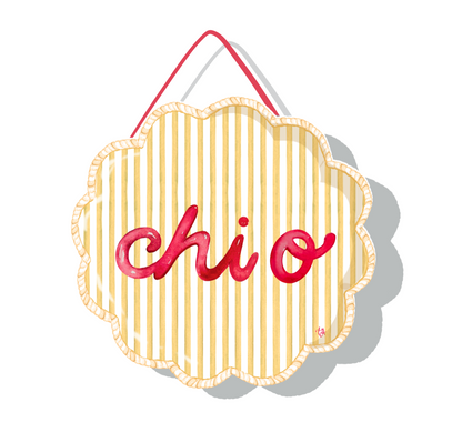 Acrylic Sorority Door Hangers