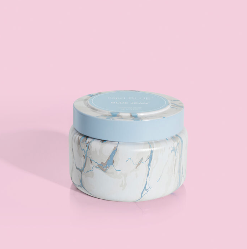 8.5 OZ MODERN MARBLE PRINTED TRAVEL TIN