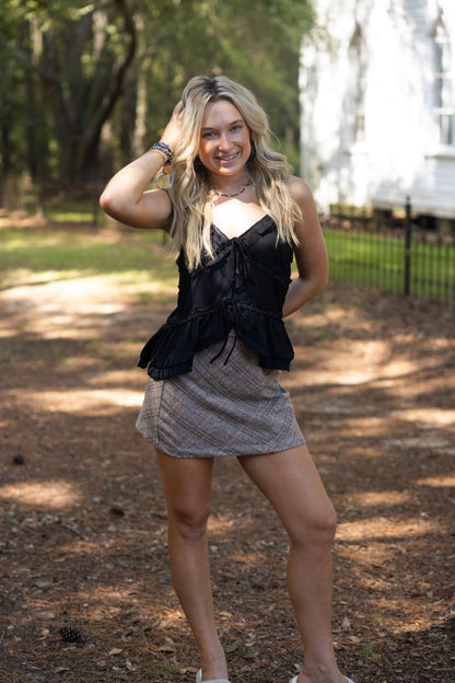 Harmony Herringbone Skirt