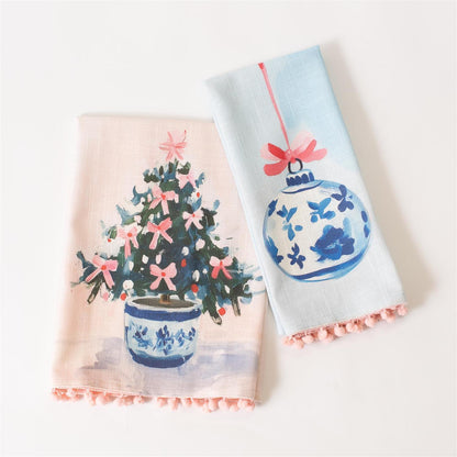 Blush Berry Bough (2 towels) Tea Towels