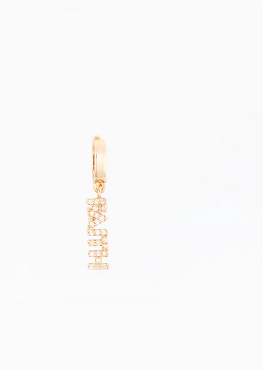 Pave Faith Sophie Charm
