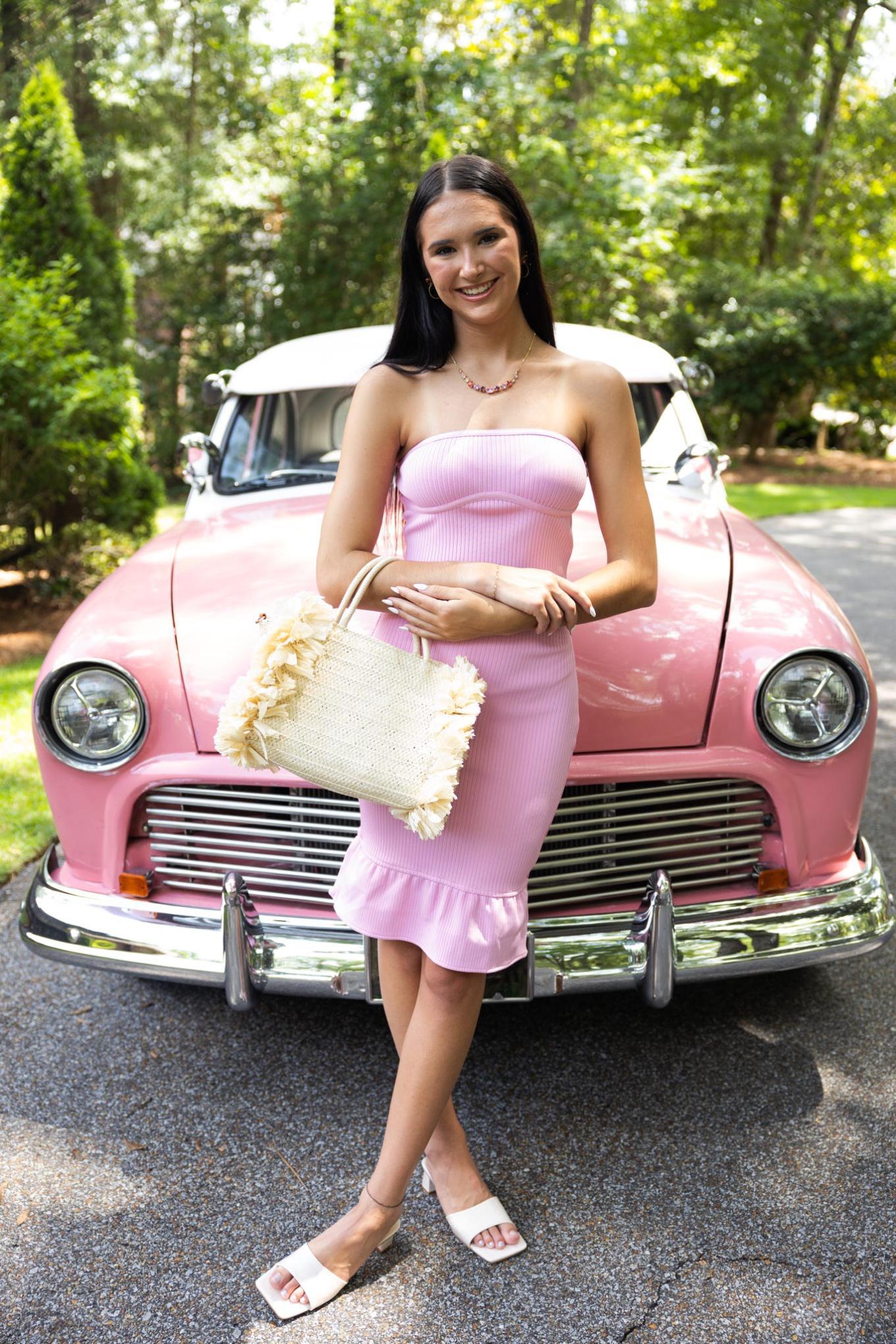 Bandage Tube Top And Skirt Set