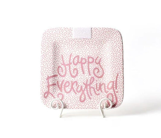 Pink Small Dot Mini Happy Everything! Platter