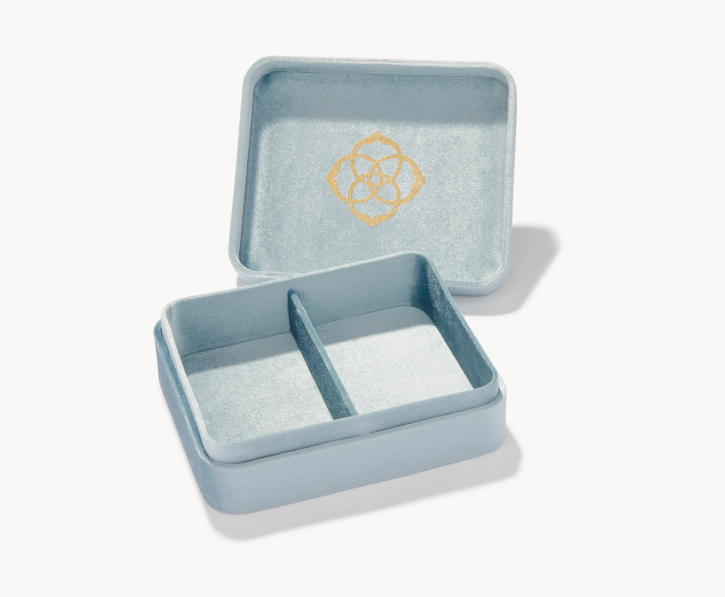Mattie Large Case Light Blue Velvet
