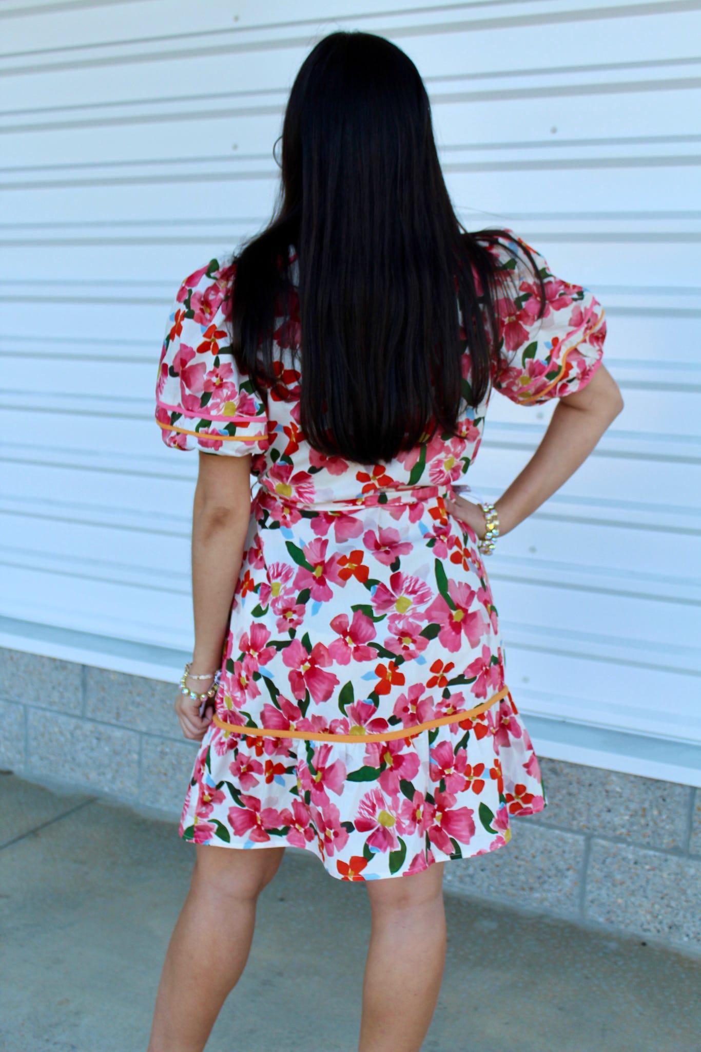 Stay Young Floral Dress