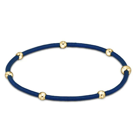 "e"ssentials Bracelets- Cobalt