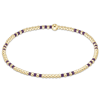 Gameday Hope Joy Pattern 2mm Bead Bracelet