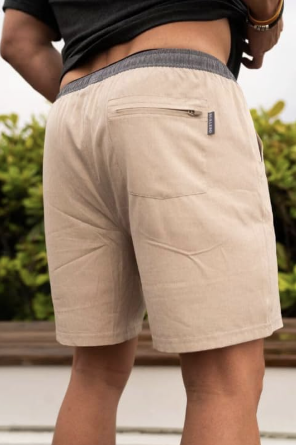Athletic Short - Heather Khaki - Driftwood Camo Liner 7''