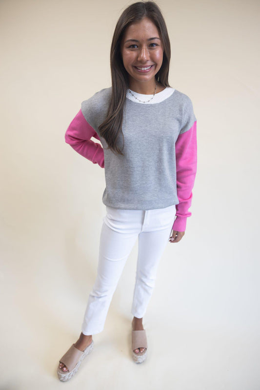 The Color block Sweater
