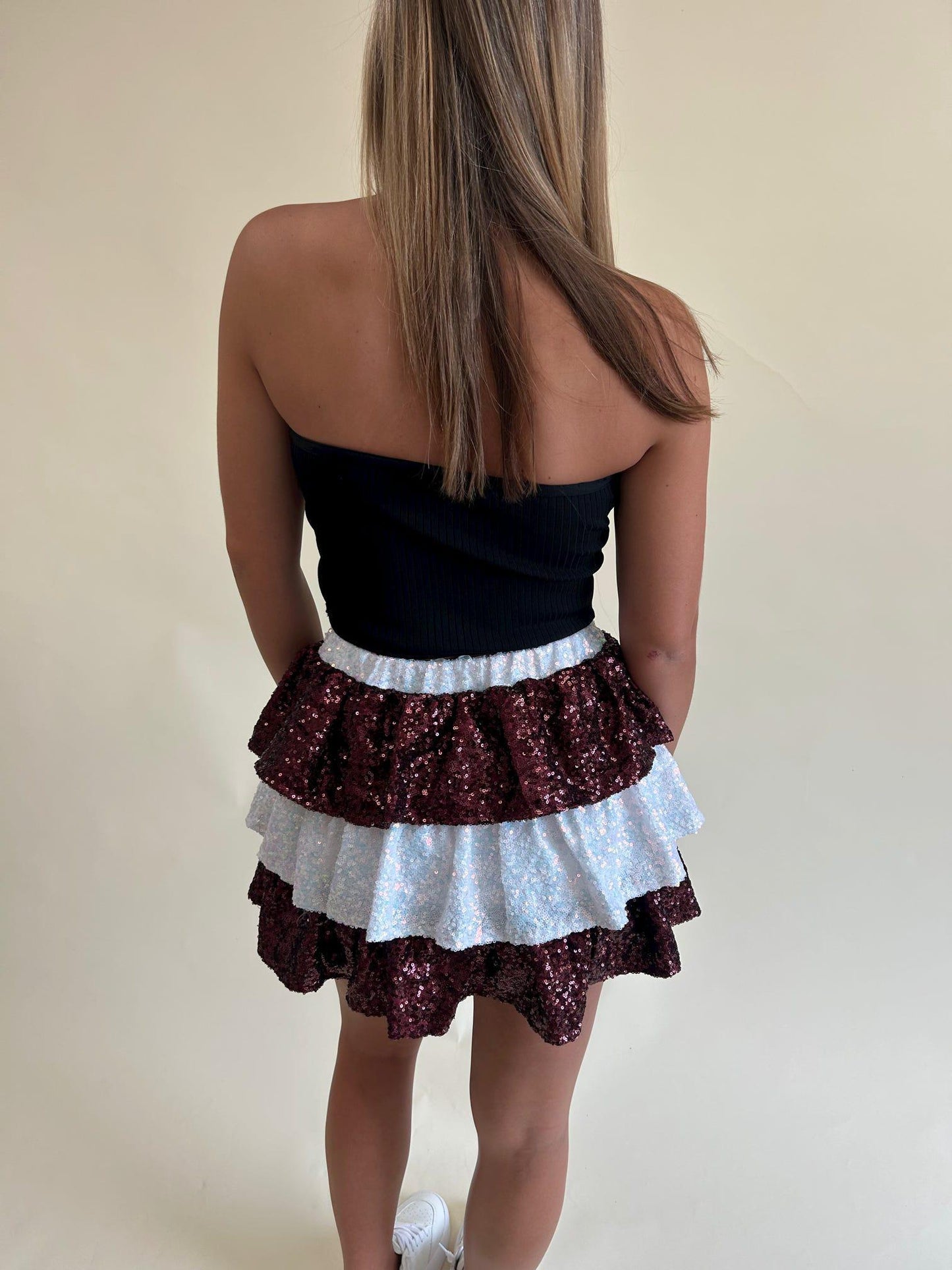 Sequin Mini Skirt