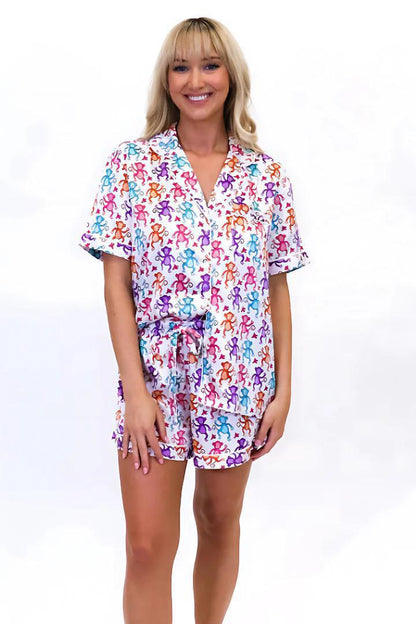 BaNaNa's Silky Satin Pajama Short Set