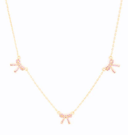 Holiday Bow Necklace