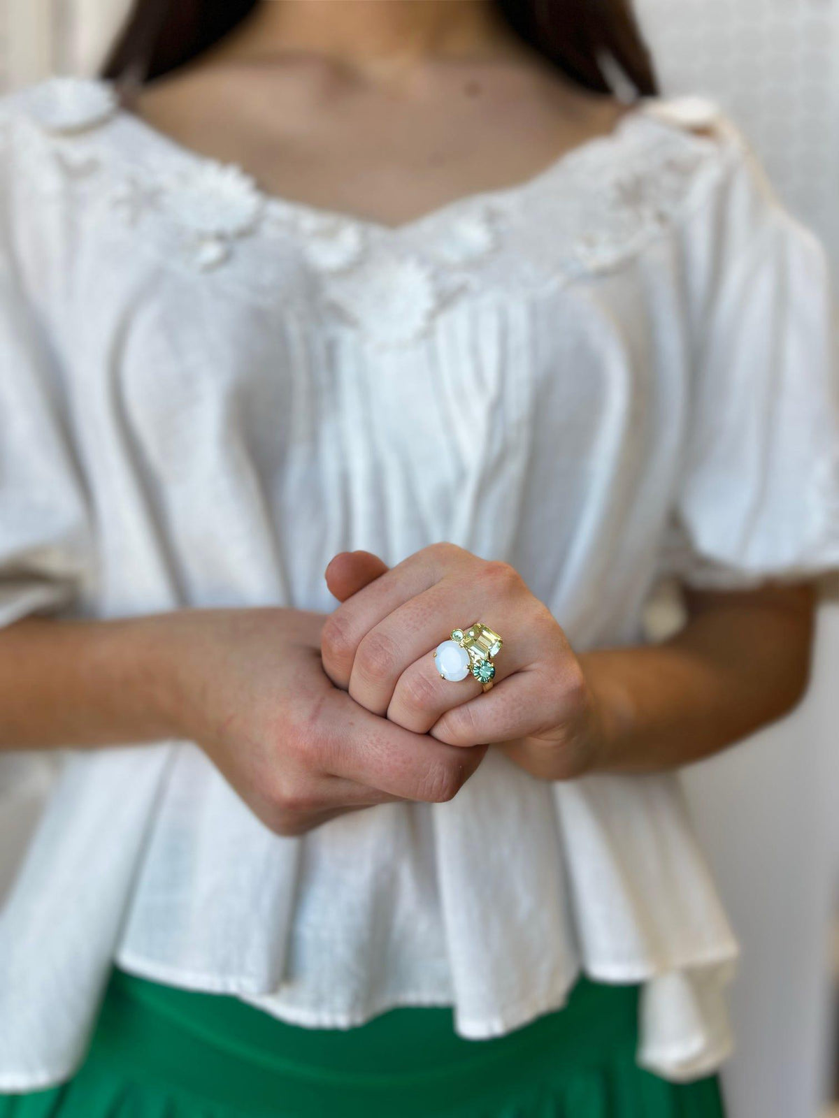 Green Cocktail Ring